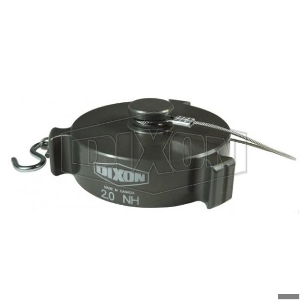 The Right Connection Rocker Lug Cap with Chain, 2 in Nominal, FNPSH End Style, Aluminum, Domestic